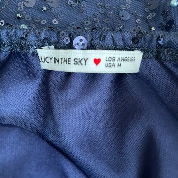 Lucy in the Sky Sequin Babydoll Dress - Picture 7 of 7